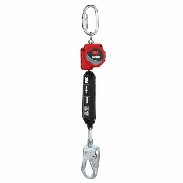 3M Protecta 3100507 Self-Retracting Lifeline with Carabiner, Web, Swivel Snap Hook