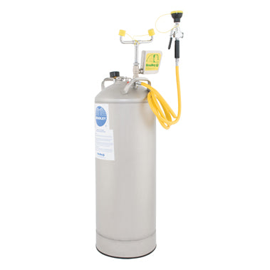 Bradley S19-788 15 Gal. Pressurized Emergency Face Eye Wash, Eyewash