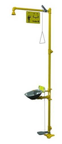 Bradley S19314LL Halo Emergency Eyewash Safety Drench Shower, Combination Units
