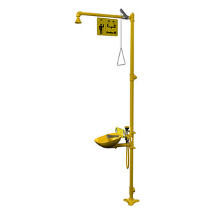 Bradley S19314P Halo Emergency Eyewash Safety Drench Shower, Combination Units