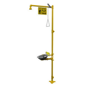 Bradley S19314SB Halo Emergency Eyewash Safety Drench Shower, Combination Units