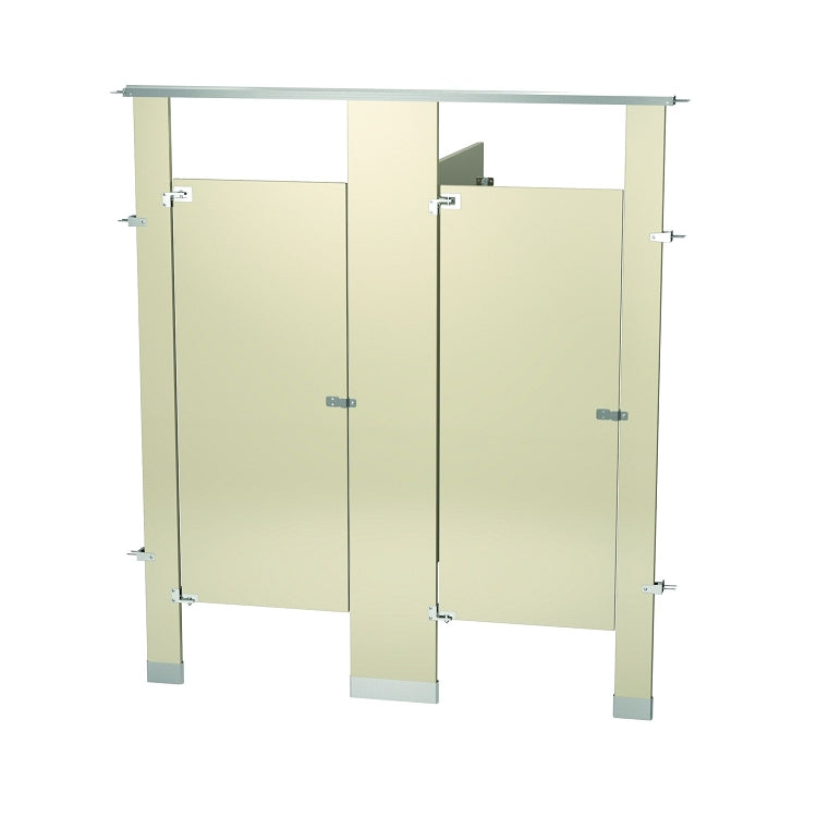 Bradley BW23660-ALM Locker Powder Coat, Two Between Wall, Almond, Powder Coat Compartments