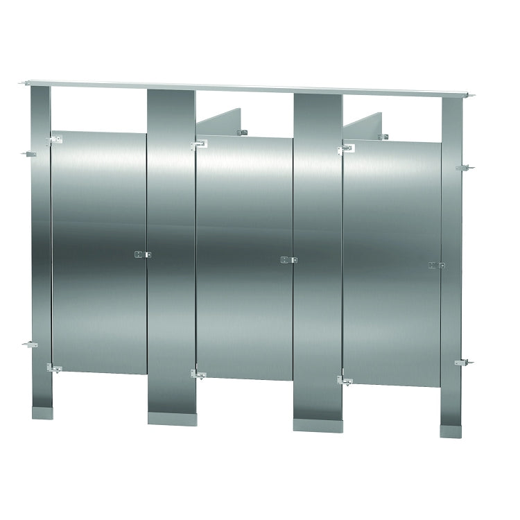 Bradley BW33660-SS Locker Stainless Steel, Three Between Wall, Stainless Steel Compartments