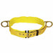 DBI-SALA 1000024 large body belt made from 1-3/4 inch polyester webbing with tongue buckle closure, side D-ring, and padded back support for positioning and fall restraint applications.
