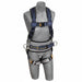 DBI-SALA 1110103 X-Large ExoFit XP vest-style full body harness with back D-ring, quick-connect chest and leg strap buckles, body belt loops, and removable comfort padding for industrial fall protection and work positioning.