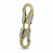 DBI-SALA 2108403 alloy steel spreader hook with 3/4-inch throat opening, dual self-locking snap hooks, and durable all-metal construction for work positioning, tower climbing, rescue, and fall protection applications.