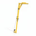 DBI-SALA 8530566 FlexiGuard EMU jib base counterweight system with 5,000 lb steel and concrete ballast, forklift pockets for transport, 360-degree jib rotation support, and engineered modular design for portable overhead fall protection anchorage in industrial and construction environments.