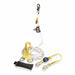 DBI-SALA 8700621 Rope-Safe mobile/static rope grab with attached EZ-Stop energy-absorbing lanyard, built-in swivel, automatic-to-manual operation switch, and self-locking cam system for fall arrest and technical rescue applications on kernmantle rope lifelines.