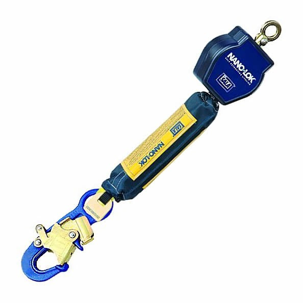 3M DBI SALA DBI/SALA 3101210 6' Nano-Lok Single Leg Self-Retracting Aluminum Lifeline With Self-Locking Snap Hook, Self-retracting Lifelines