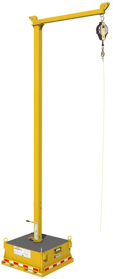 3M DBI SALA DBI/SALA 8530595 FlexiGuard SafRig with Counterweight Base and Self Retracting Lifeline, Personal Protective Equipment