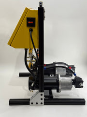 Foam Titan machine controls, pumps, and aluminum frame