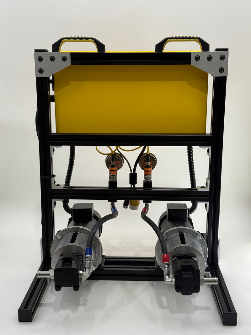 Rear view of the Foam Titan professional spray machine
