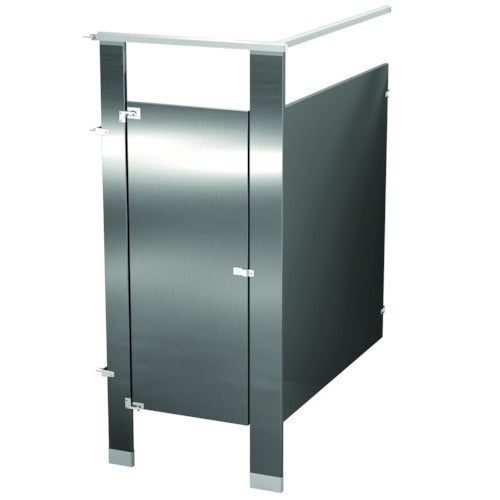 Bradley IC13660-SS Locker Stainless Steel, One Corner Wall, Stainless Steel Compartments