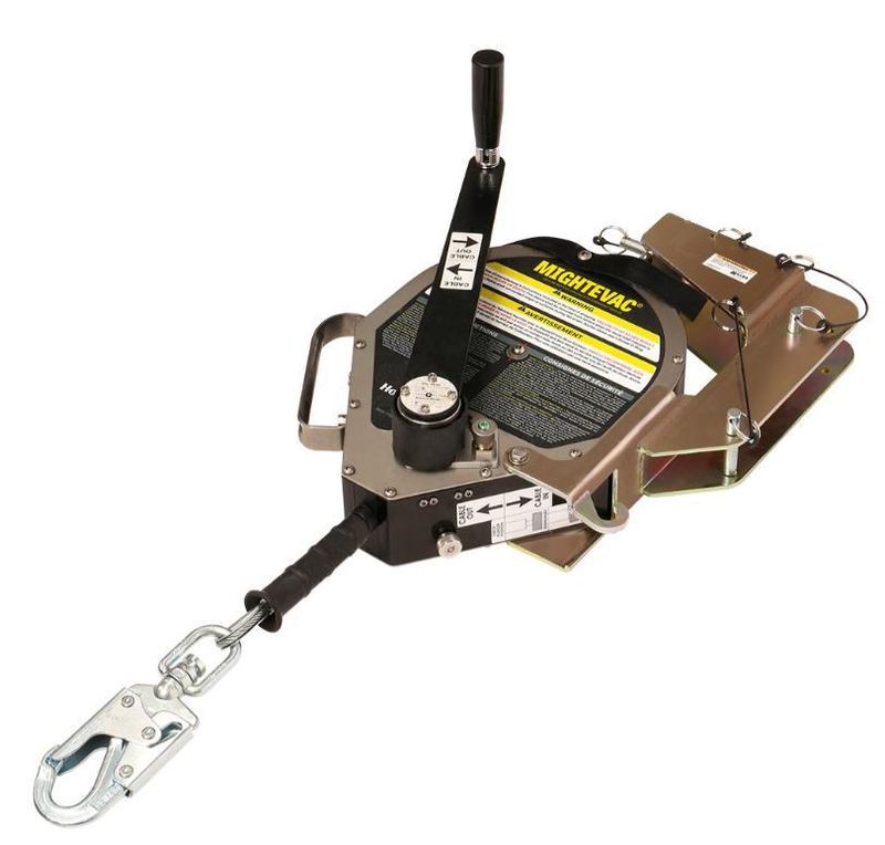 Miller MME-GCB1-02/100FT MightEvac+ Self-Retracting Lifeline with Swivel Load Indicator Snap Hook (100 Ft), Self Retracting Lifeline