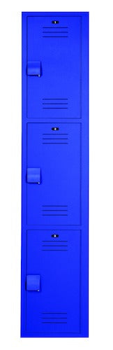 Bradley LK1212603HV-203 Locker 12in.W 12in.D 60in.H- 3-Tier, Standard Lockers