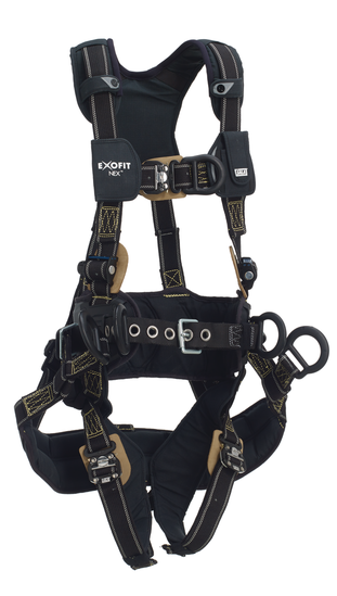 3M DBI SALA DBI/SALA 1113369 ExoFit NEX Arc Flash Tower Climbing Harness, Full Body Harnesses