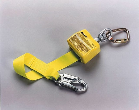Miller AD6902/8FTYL Retractable Web Lanyard, Self-Retracting Lifeline