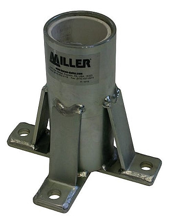 Miller DH-7ZP/ DuraHoist Zinc Plated Floor Mount Sleeve, Confined Space Aluminum Tripod