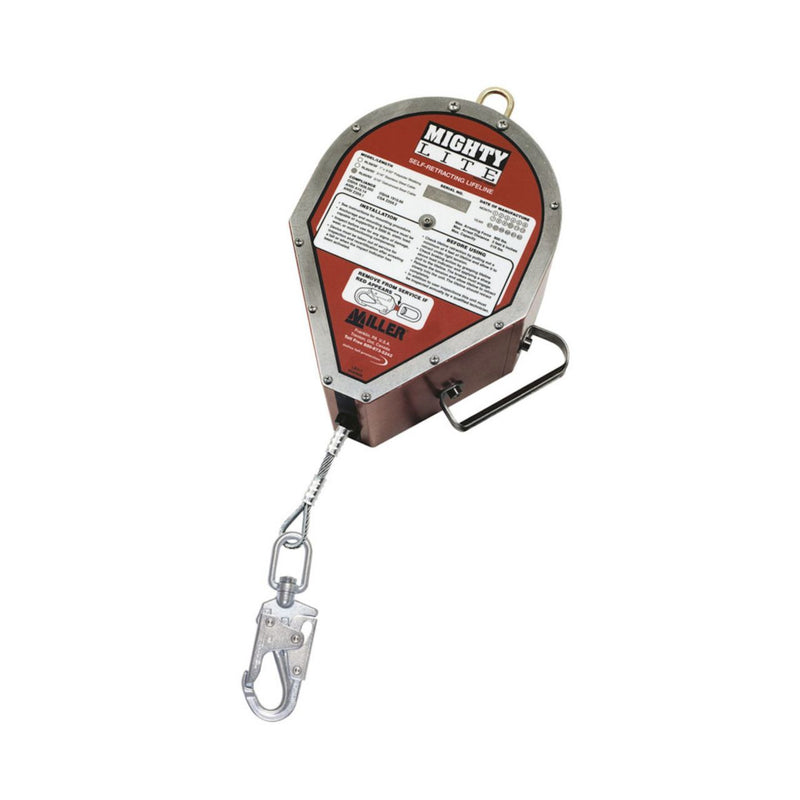 Miller RLS30G-Z7/30FT MightyLite Self Retracting Lifeline, Self-Retracting Lifeline