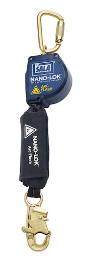 3M DBI SALA DBI/SALA 3101533 Nano-Lok Arc Flash Self Retracting Lifeline with Anchor Hook, Self-retracting Lifelines
