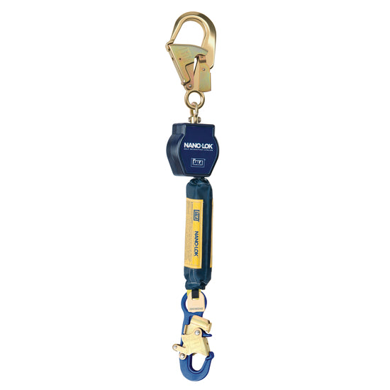 3M DBI SALA DBI/SALA 3101238 Nano-Lok Self Retracting Lifeline with Anchor Hook - Web, Self-retracting Lifelines