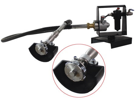 Novatek MFS300 Flexshaft Marine Deck Scaler Pneumatic 15HP, FlexShaft Deck Scaler