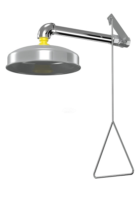 Bradley S19-120T Chrome Plated Brass with Horizontal Supply, Drench Shower