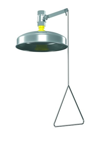 Bradley S19-130A Stainless Steel showerhead Vertical Supply, Drench Shower