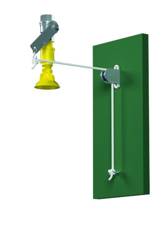 Bradley S19-130F Cord Operated with Vertical Supply, Drench Shower