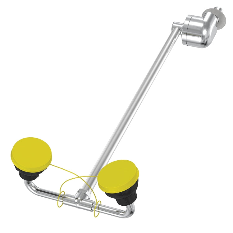 Bradley S19-290W Barrier Free Swing-Down Eye/Face Wash, Eyewash