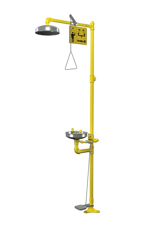 Bradley S19-310UU Combination Drench Shower & Eyewash, Combination Units