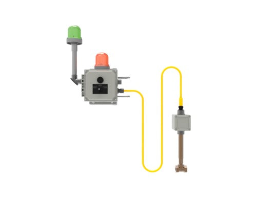 Bradley S19-324EG Emergency Signaling System Eye or Eye/Face Wash Green Beacon, Safety Part or Accessory