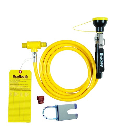Bradley S19-430EH Eyewash Hand-Held Hose Spray Retrofit Kit, Safety Part or Accessory