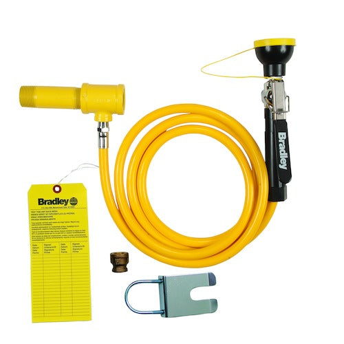 Bradley S19-430SH Drench Shower Hand-Held Hose Spray Retrofit Kit, Safety Part or Accessory