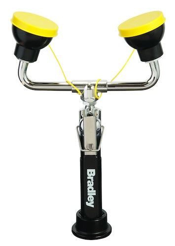 Bradley S19-460EFW Deck Mounted Hand Held Spray Hose With Dual Sprayhead, Safety Part or Accessory