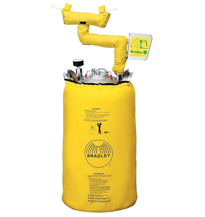 Bradley S19-690HR Heated Portable Pressurized Eyewash Unit, Safety Part or Accessory