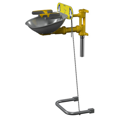 Bradley S19224Y Halo Emergency Eye Face Wash Stainless Steel Bowl, Eyewash