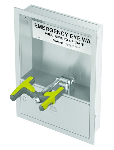 Bradley S19284J Recessed Eye/Face Wash, Eyewash