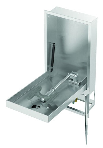 Bradley S19294JBT Barrier Free Concealed Eye/Face Wash, Eyewash