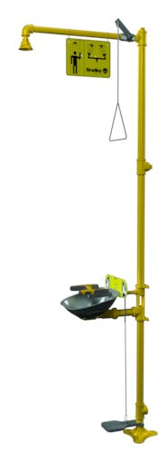Bradley S19314ACZ Safety Shower and Eye/Facewash, Combination Units