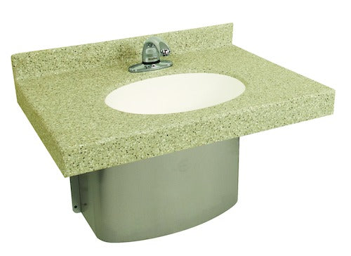Bradley S45-2457 LD-3010 1 Station Oat Mesa Bone, Handwashing Stations