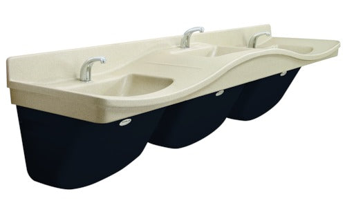 Bradley S45-2466 Frequency Lav- 3 Station Lo/Hi/Lo., Handwashing Stations