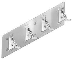 Bradley SA38-400000 Security Clothes Hook Strip, Hooks