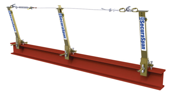 3M DBI SALA DBI/SALA 7400440 SecuraSpan I-Beam Horizontal Lifeline System, Horizontal Lifelines