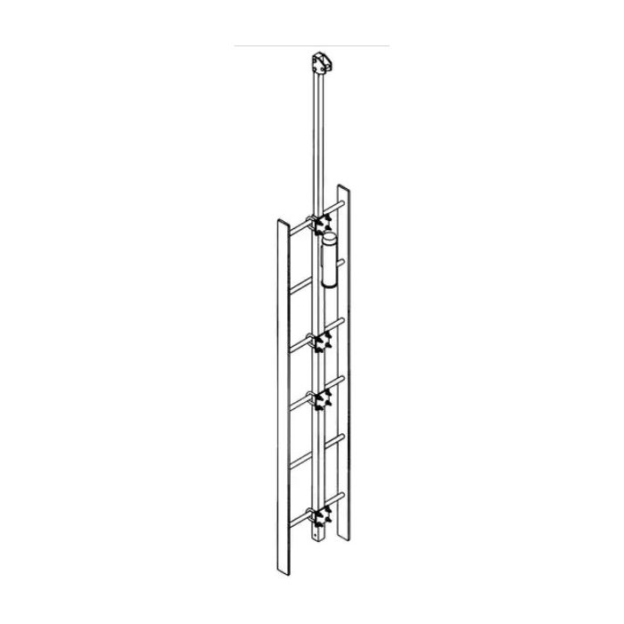 3M DBI SALA DBI/SALA 6116337 Lad-Saf Flexible Stainless Steel Grab Bar Extension Arm, Ladder System Accessories