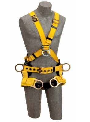 3M DBI SALA 3M DBI-SALA 1103357 Delta Cross-Over Style Tower Climbing Harness, X-Small, Full Body Harnesses