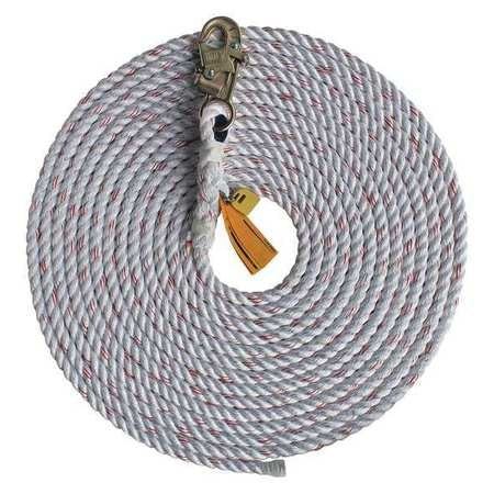3M DBI SALA 3M DBI-SALA 1202900 Rope Lifeline with Snap Hook, Vertical Lifeline