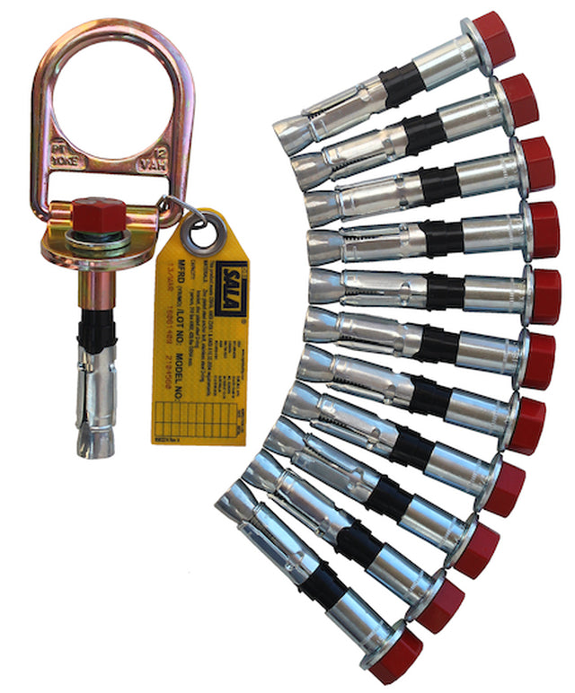 3M DBI SALA 3M DBI-SALA 2104562 Concrete D-ring Anchor, 11 Extra Bolts, Anchorage Connectors