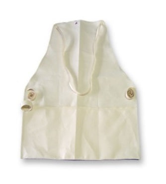 Chicago Protective Apparel 2426-FRD Natural FR Duck Bib Style Carpenter's Apron