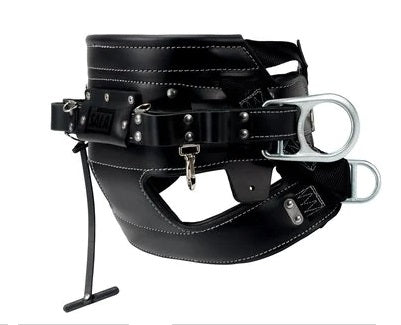 3M 1001404 4D Leather Lineman Belt Black, D30